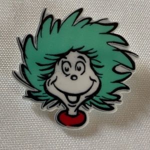 NWT. Handmade Dr. Seuss Character Thing One Pin Brooch!